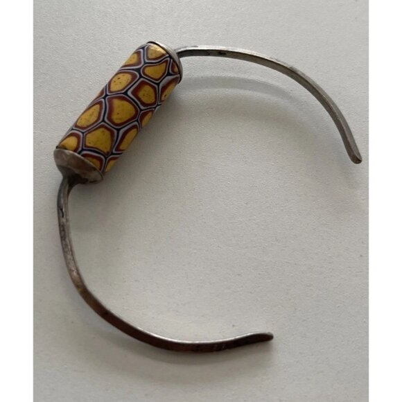 Old Venetian Navajo 925 Sterling Silver Stamped Women’s Cuff Bracelet Sz 6.5 - Picture 2 of 15